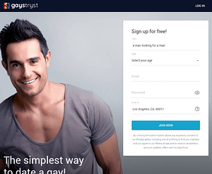 gaystryst sign up